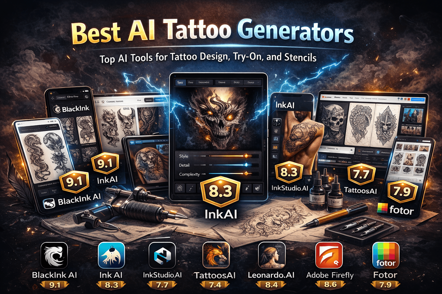 Best AI Tattoo Generators