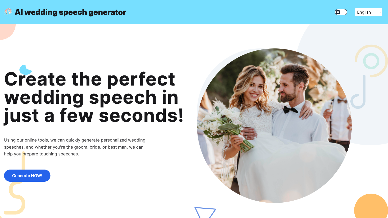 Ai wedding generator
