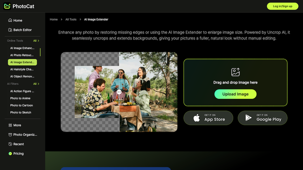 AI Image Extender - PhotoCat